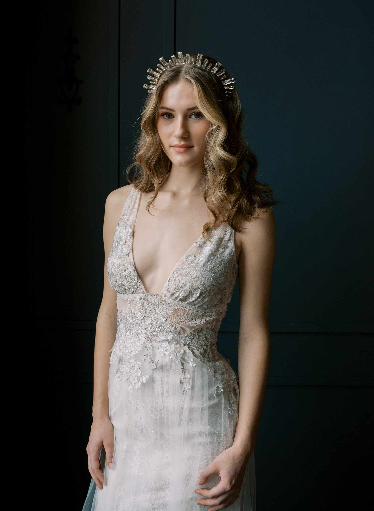 Crystal skyline bridal tiara - Style #2563