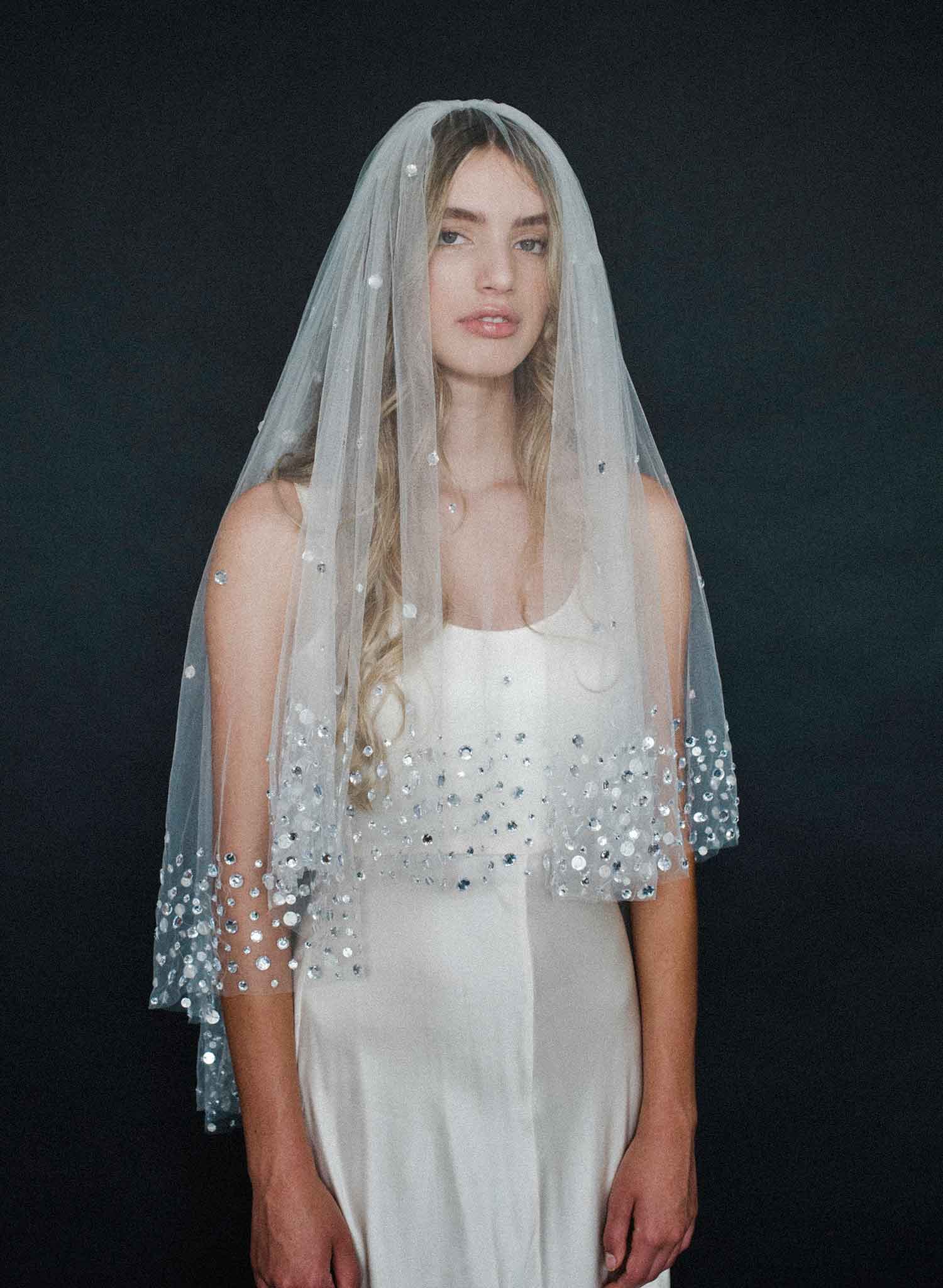 REIGN | Crystal wedding veil