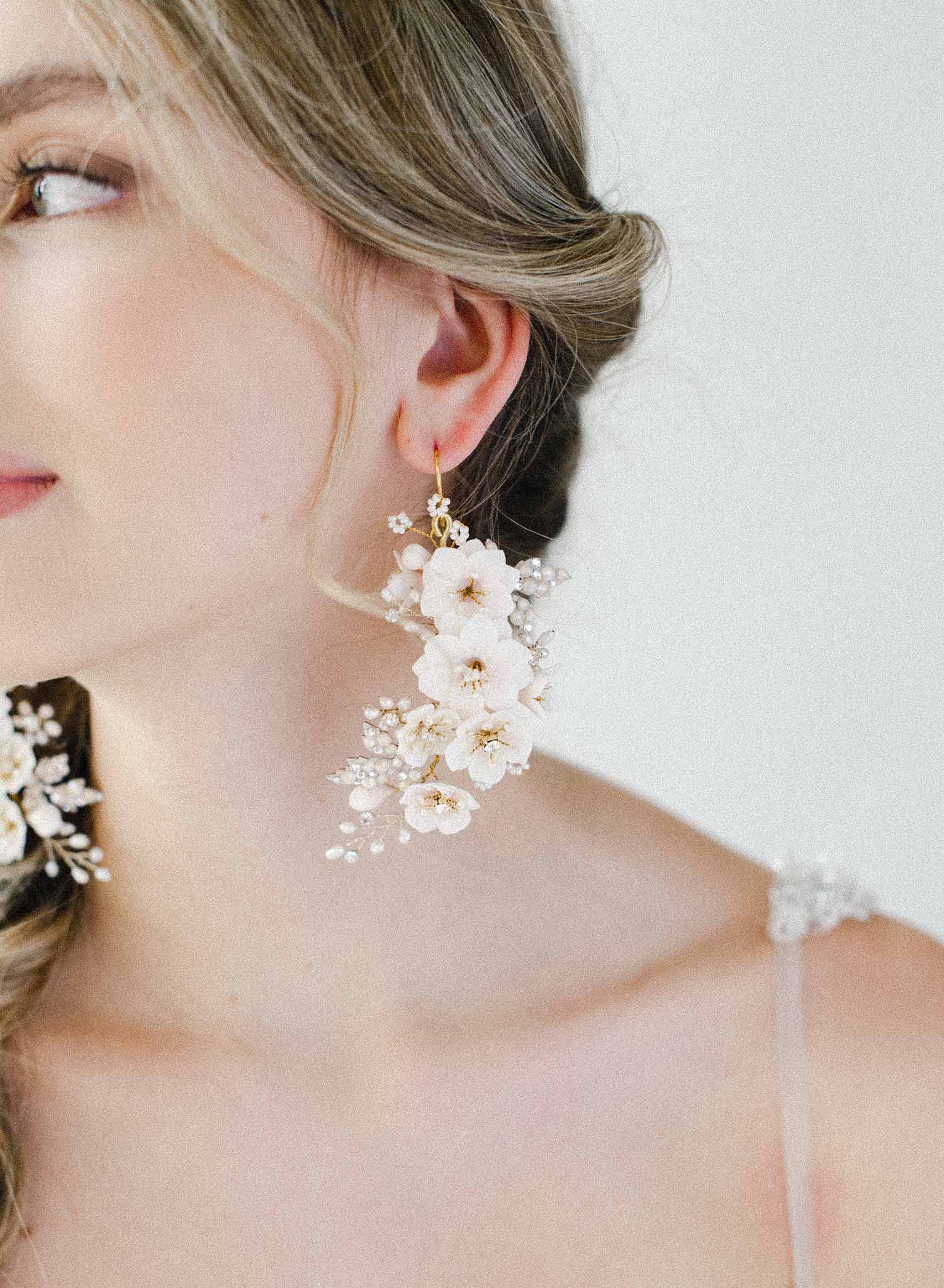 Decadent Blossom Chandelier Earrings | Twigs and Honey