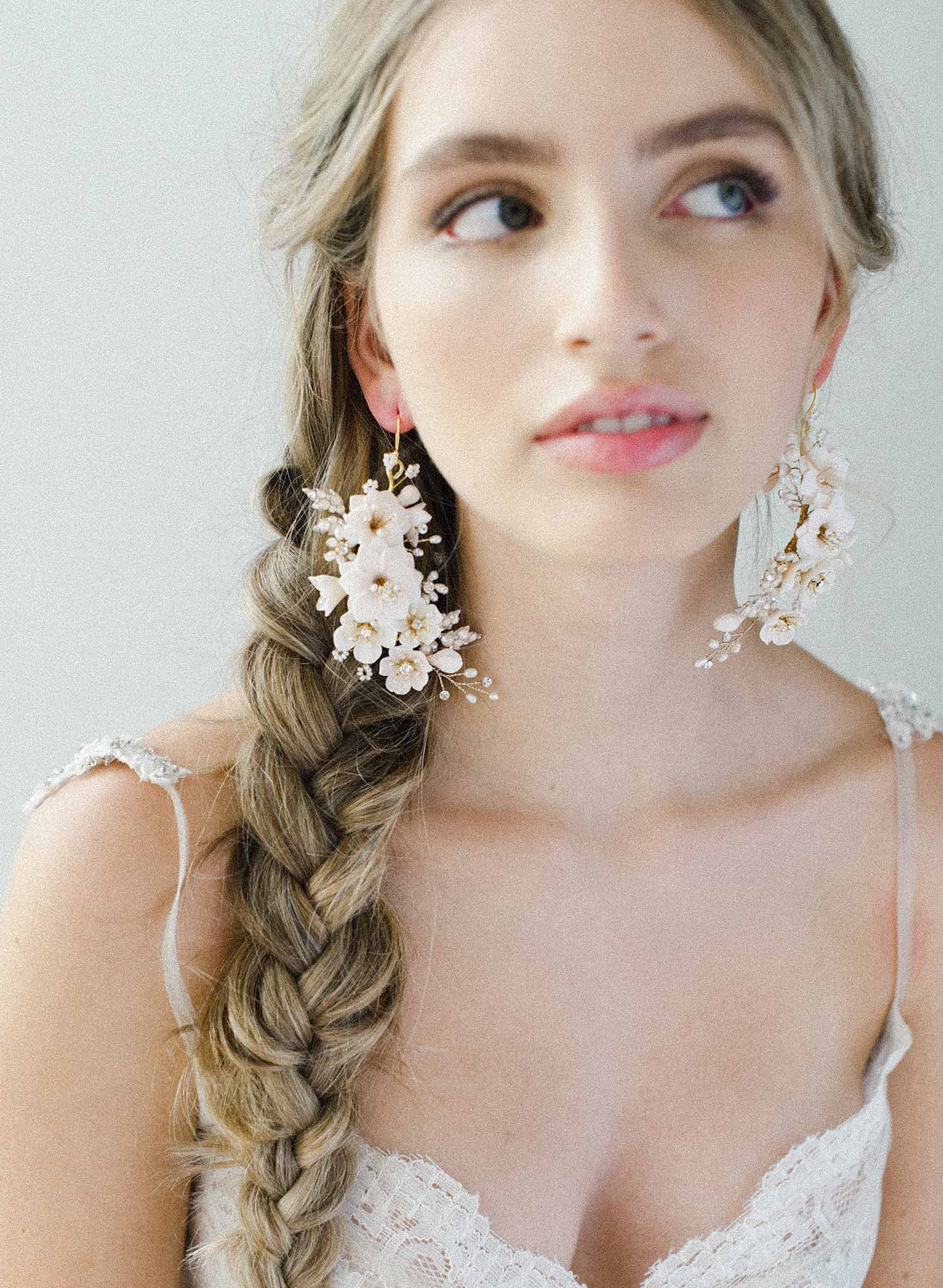 Decadent Blossom Chandelier Earrings | Twigs and Honey