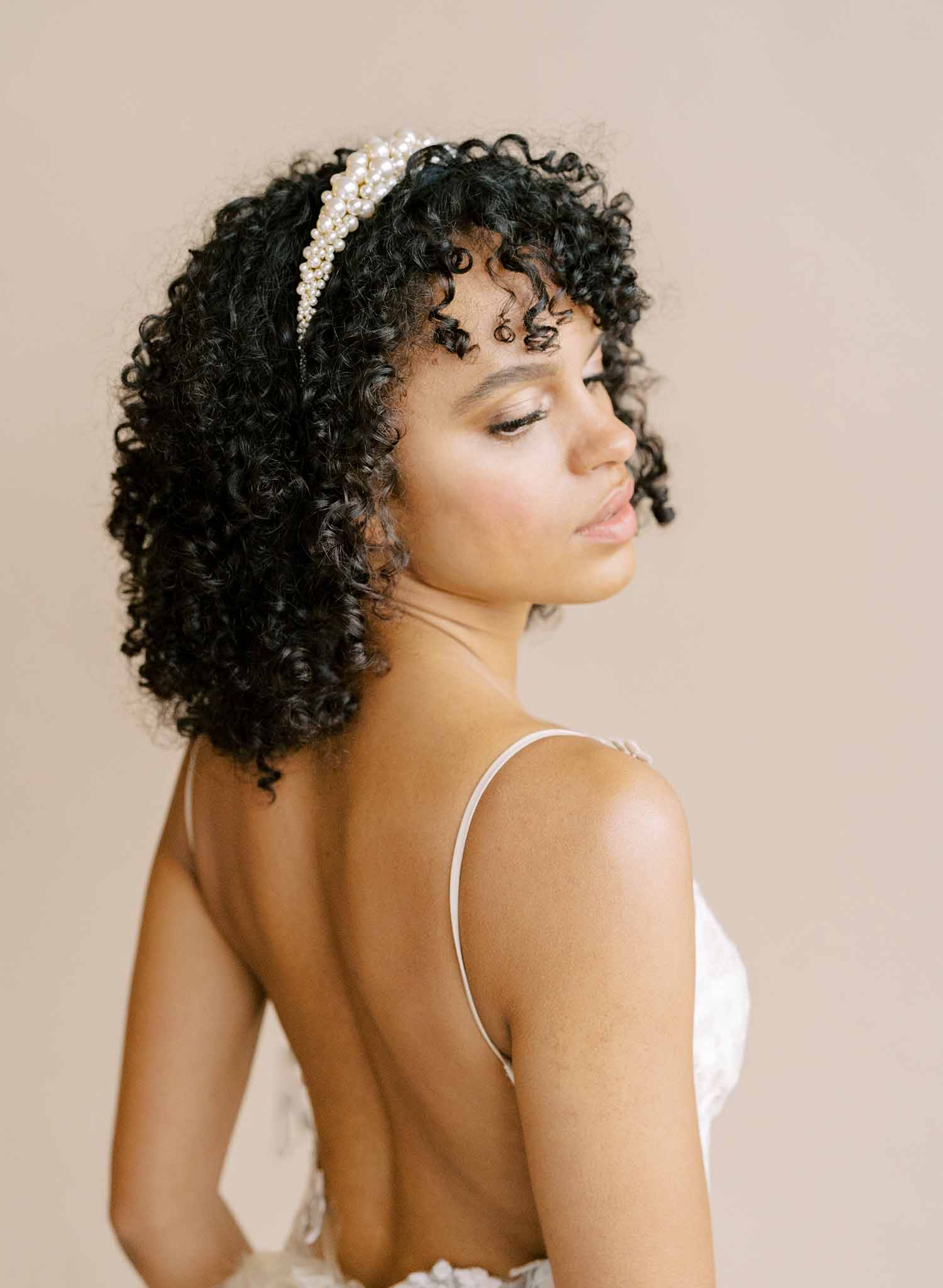 pearl trend headband, bridal by twigs & honey