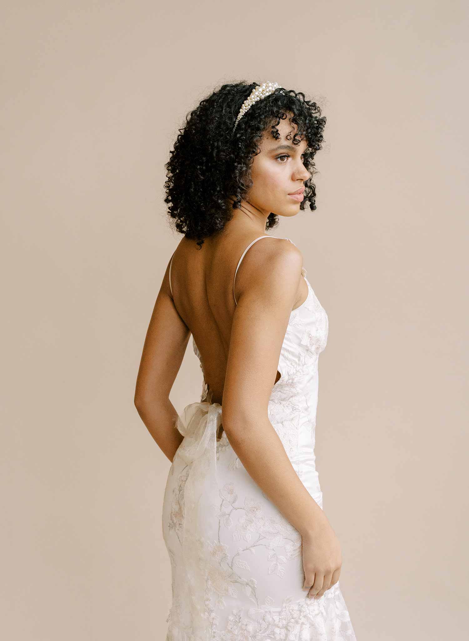 pearl trend headband, bridal by twigs & honey