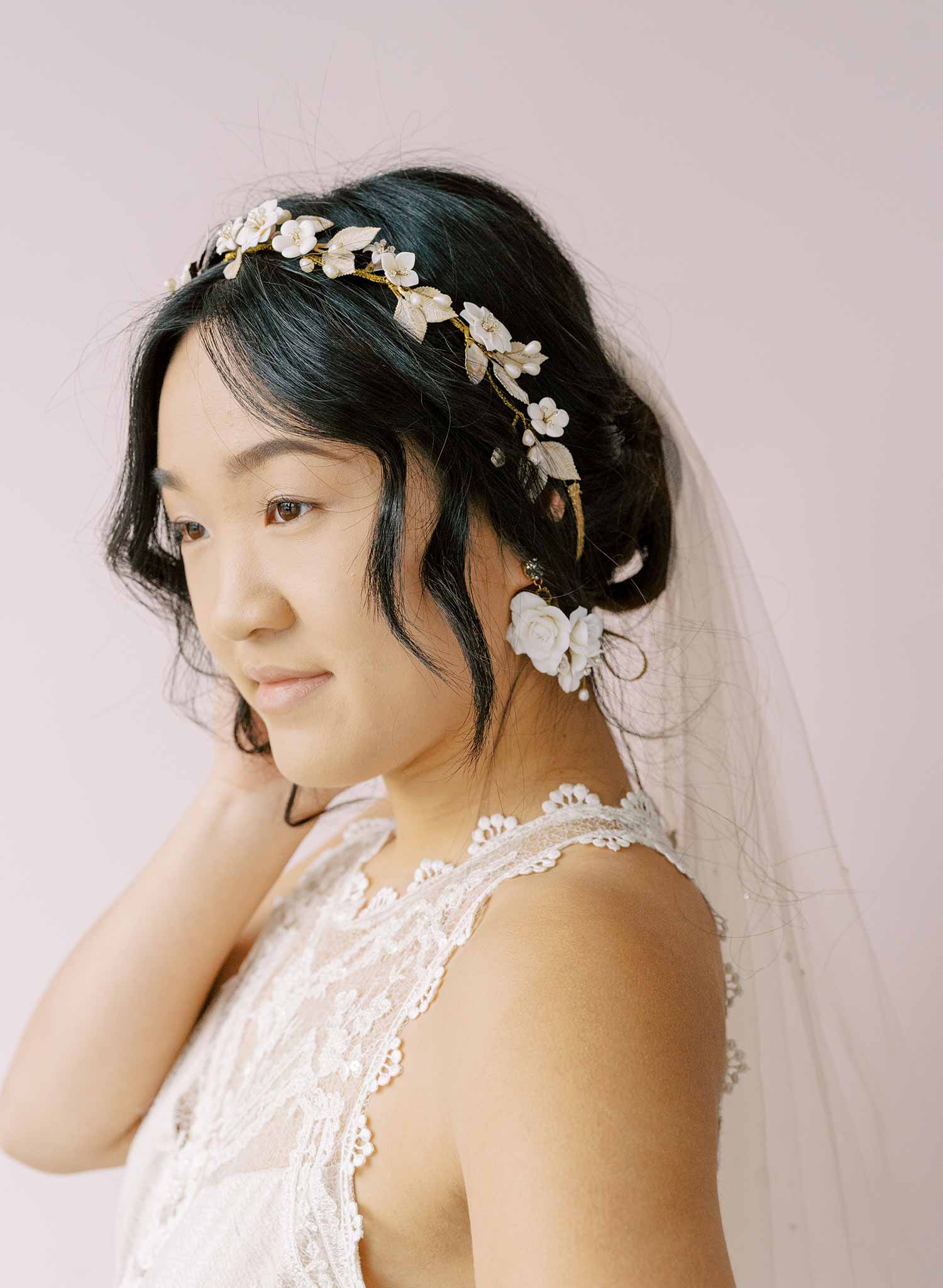 guinevere inspired bridal hair vine by twigs and honey