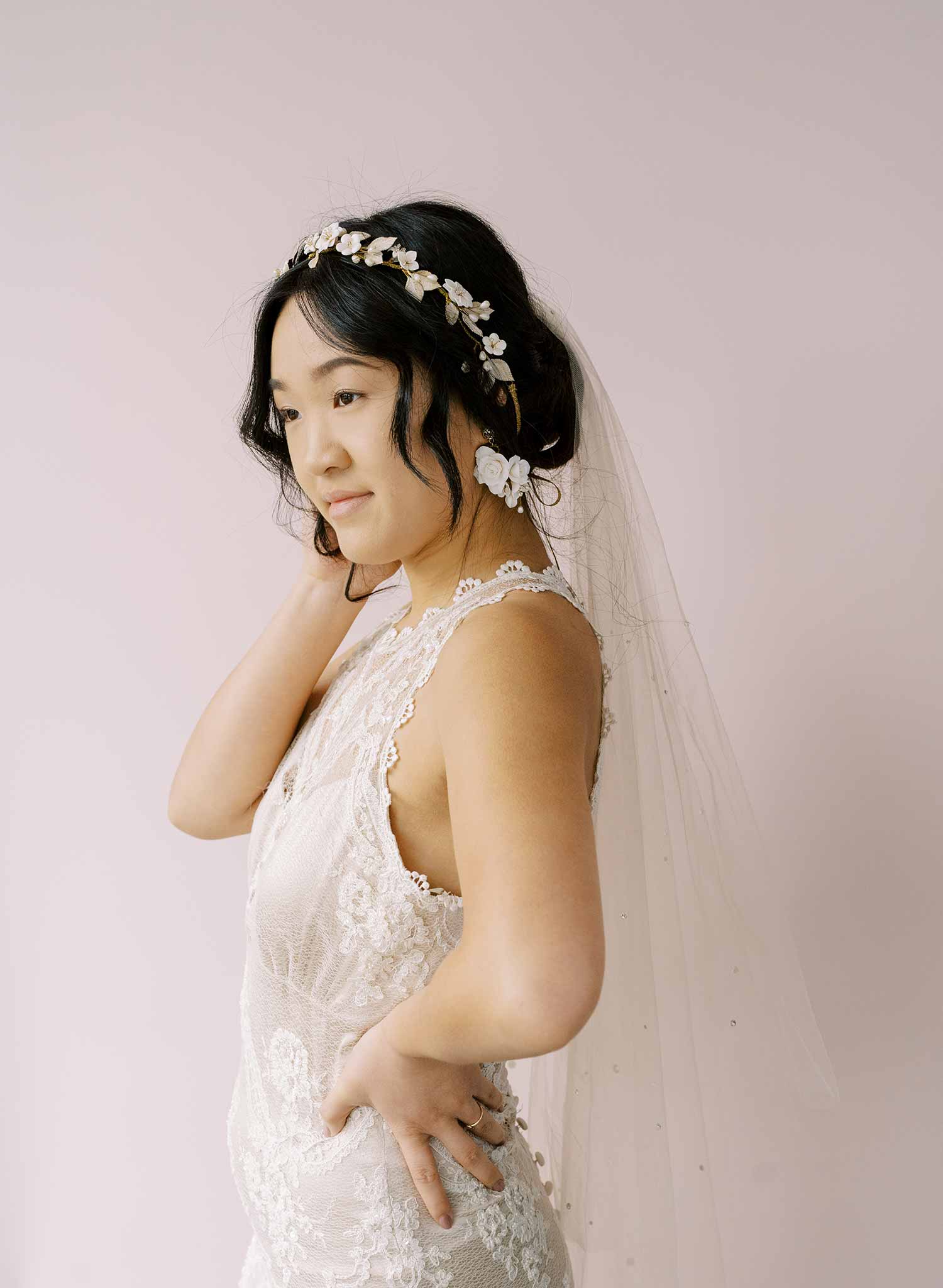 guinevere inspired bridal hair vine by twigs and honey