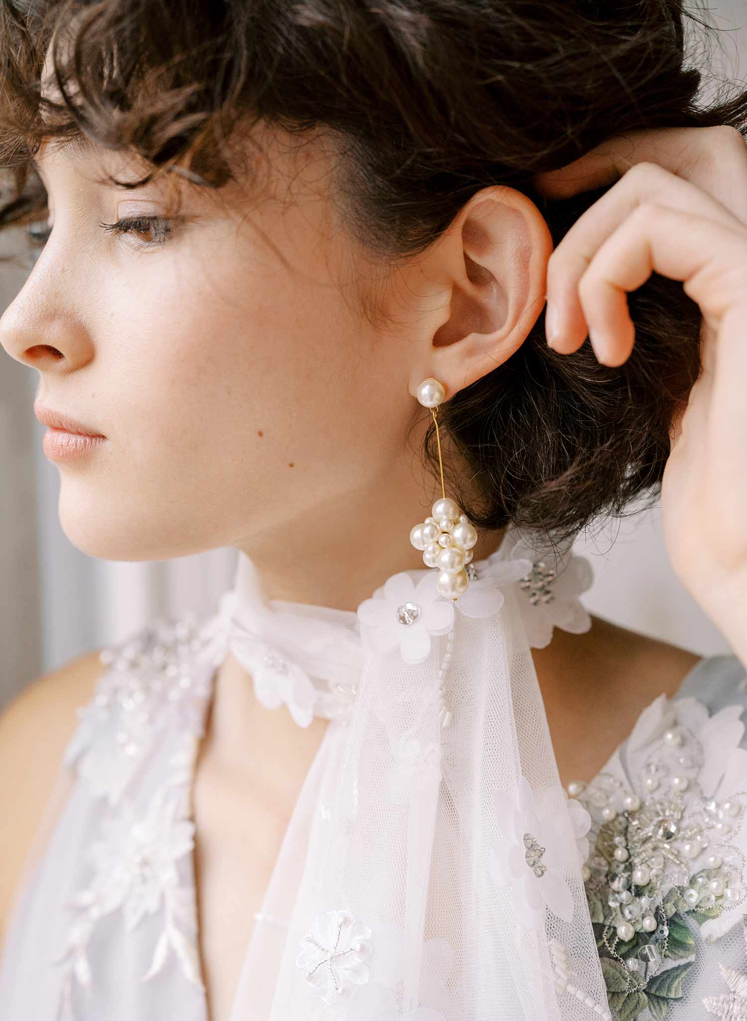 Pearl earrings KELSEY