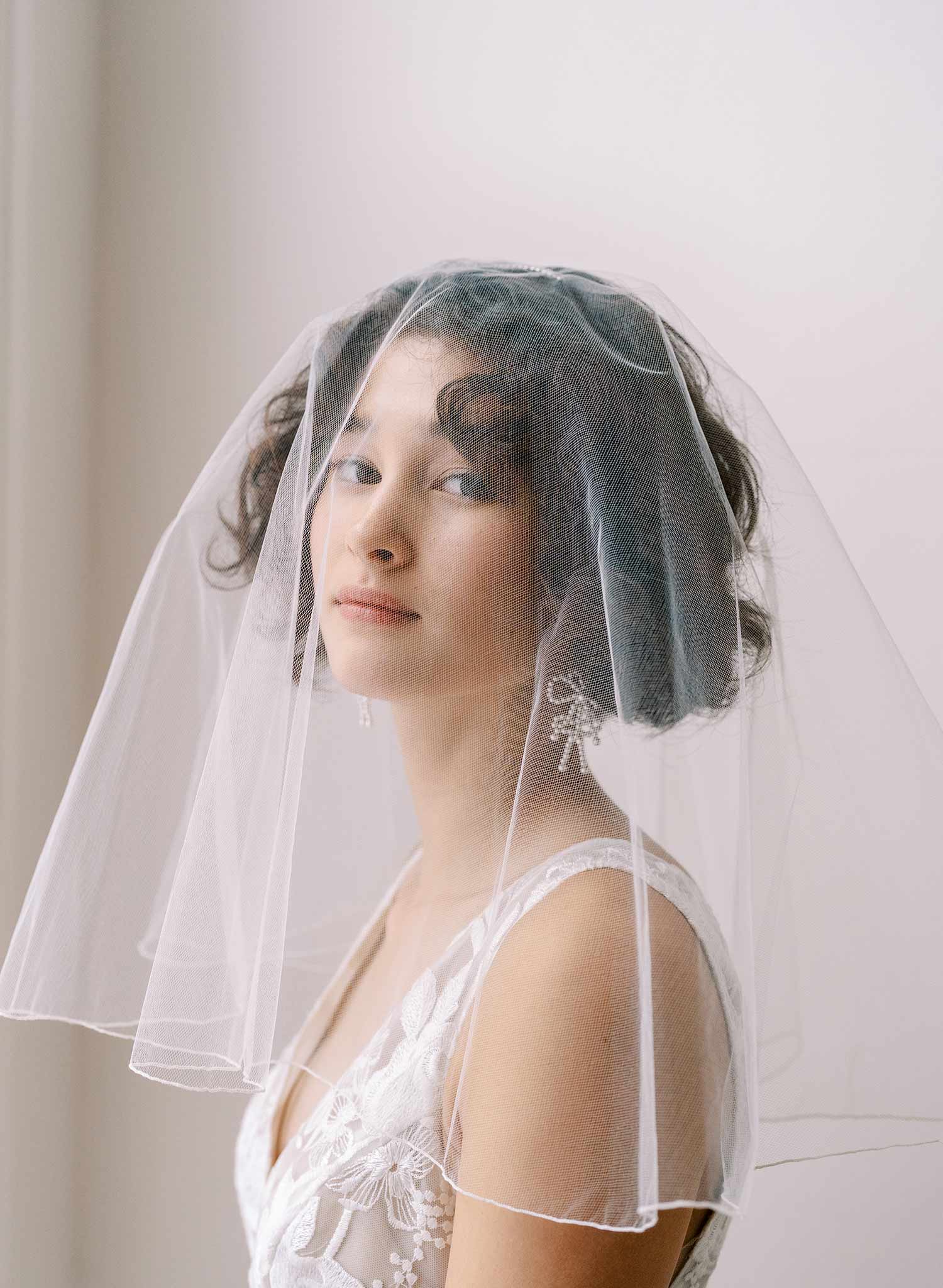 What Is A Wedding Veil Blusher?
