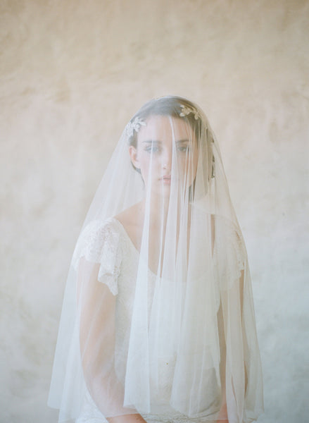 Lux tulle cathedral, chapel, fingertip length veil - Style #357lux ...