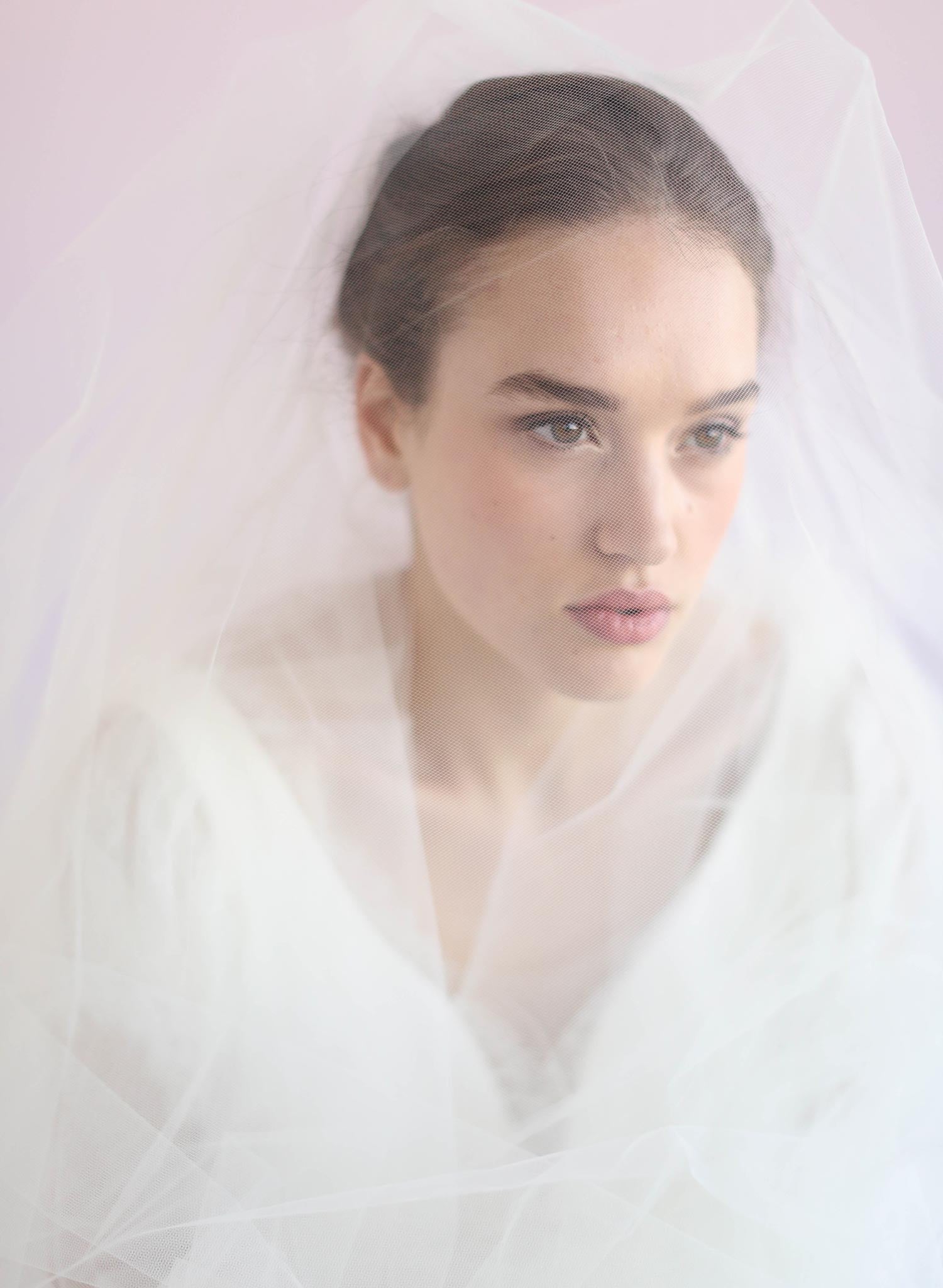 Cathedral veil, twigs and honey, extra wide veil