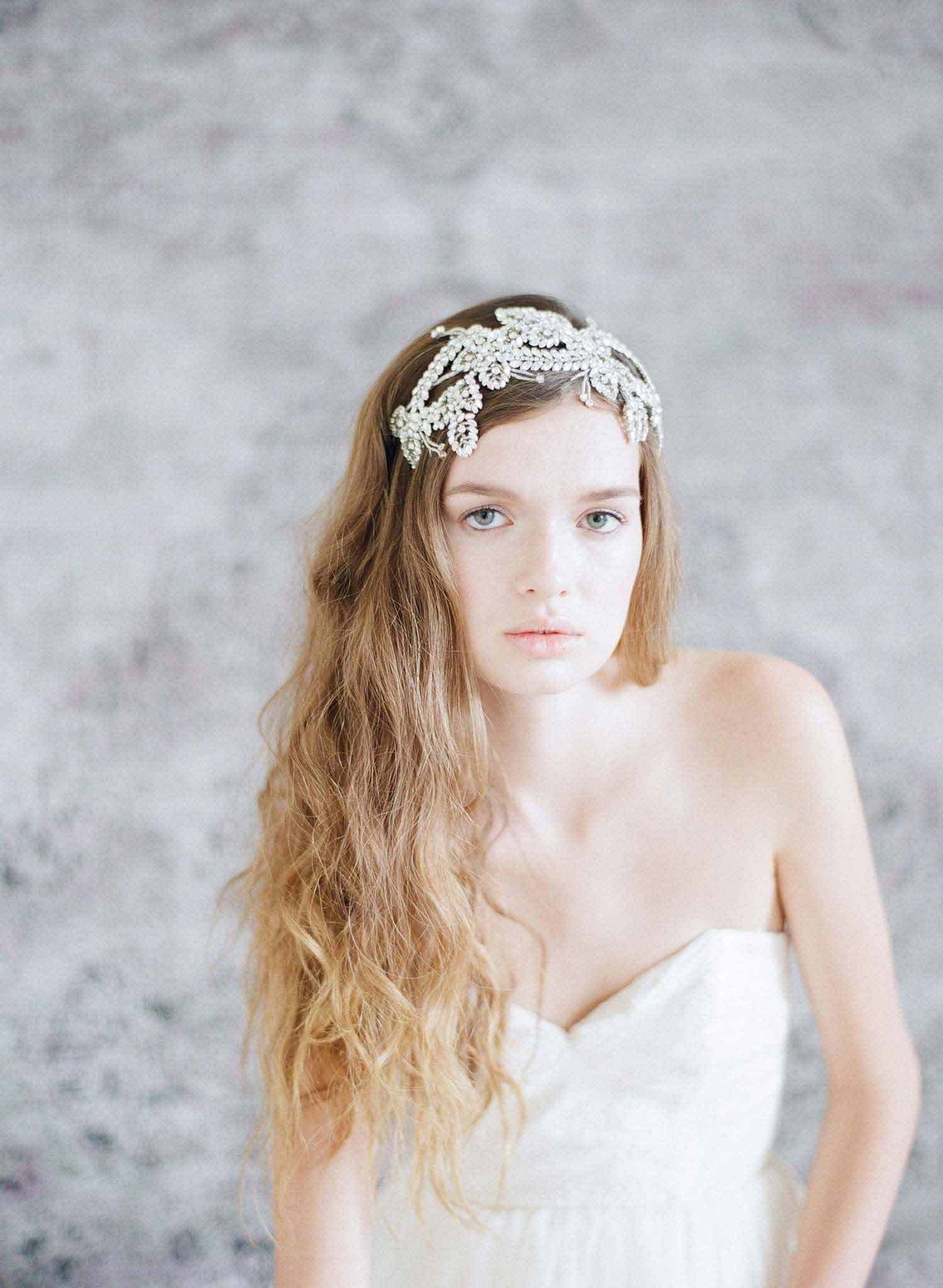 Pearl Bridal Headband for the modern bride, bridal hair accessories