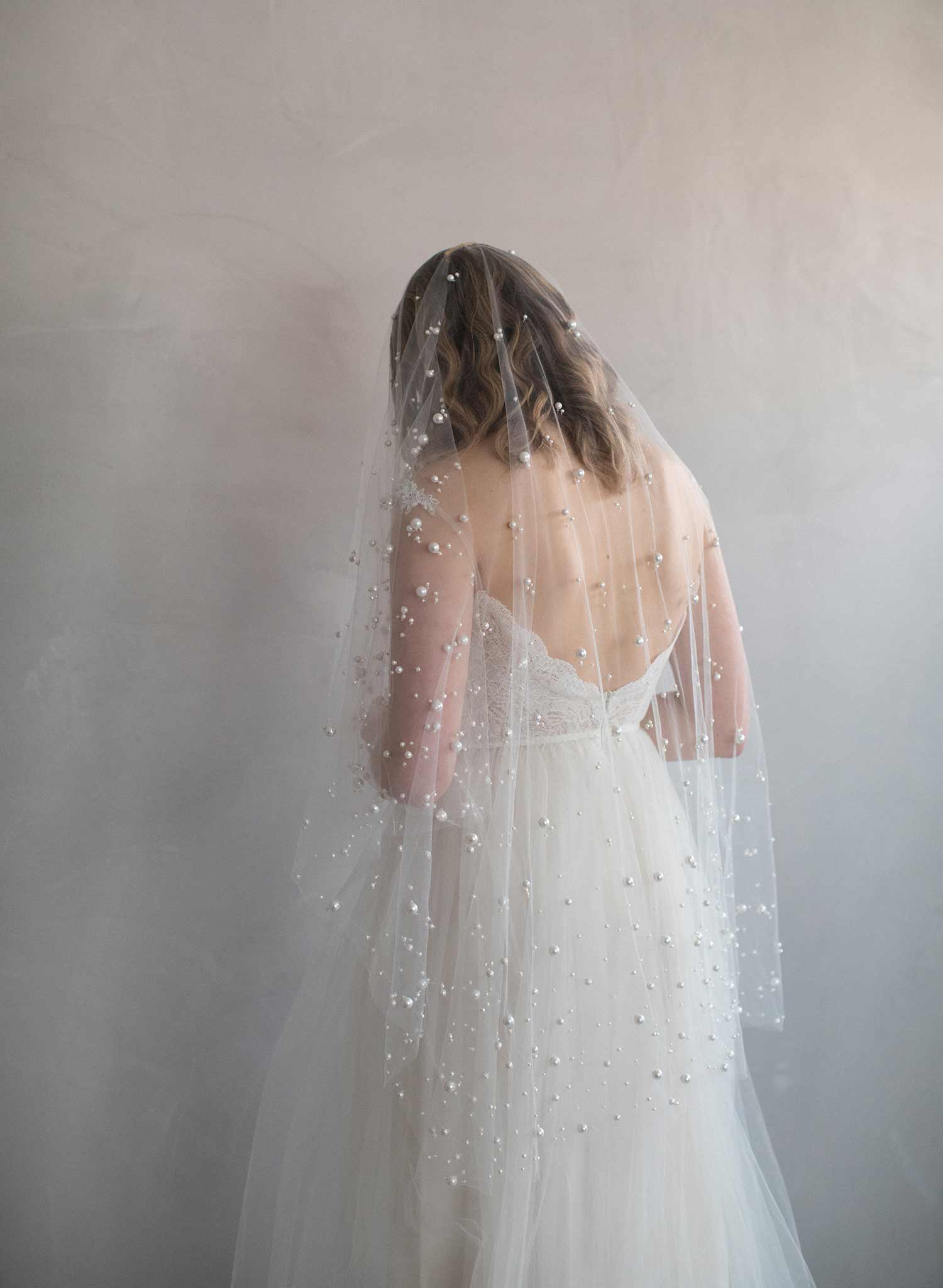 Milky way pearl veil - Style #849