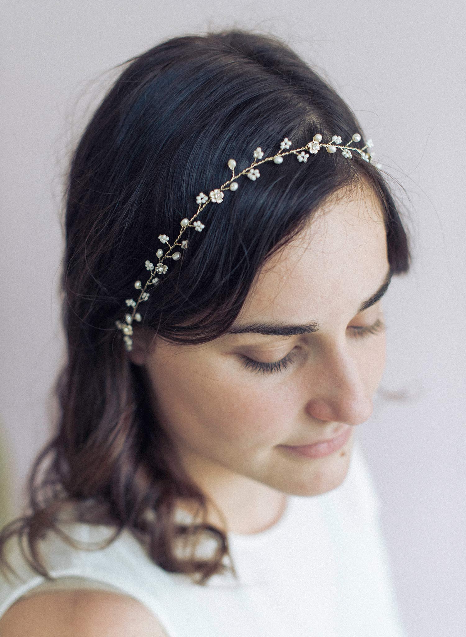 hair vine, crystal hair vine, crystals, twigs and honey, bridal hair accessory, wedding headband, wedding hair vine