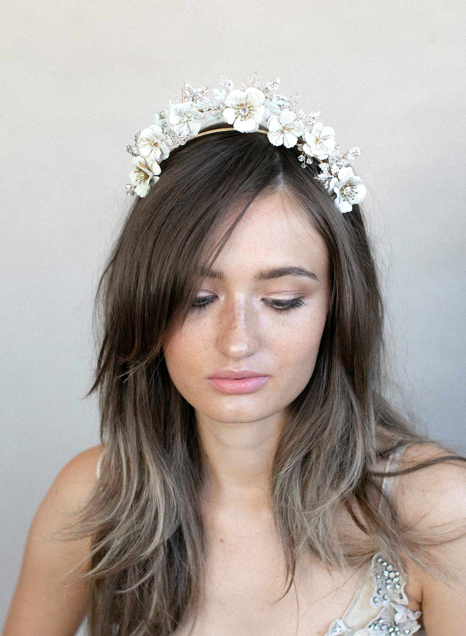 Sugared flowers dream tiara - Style #914