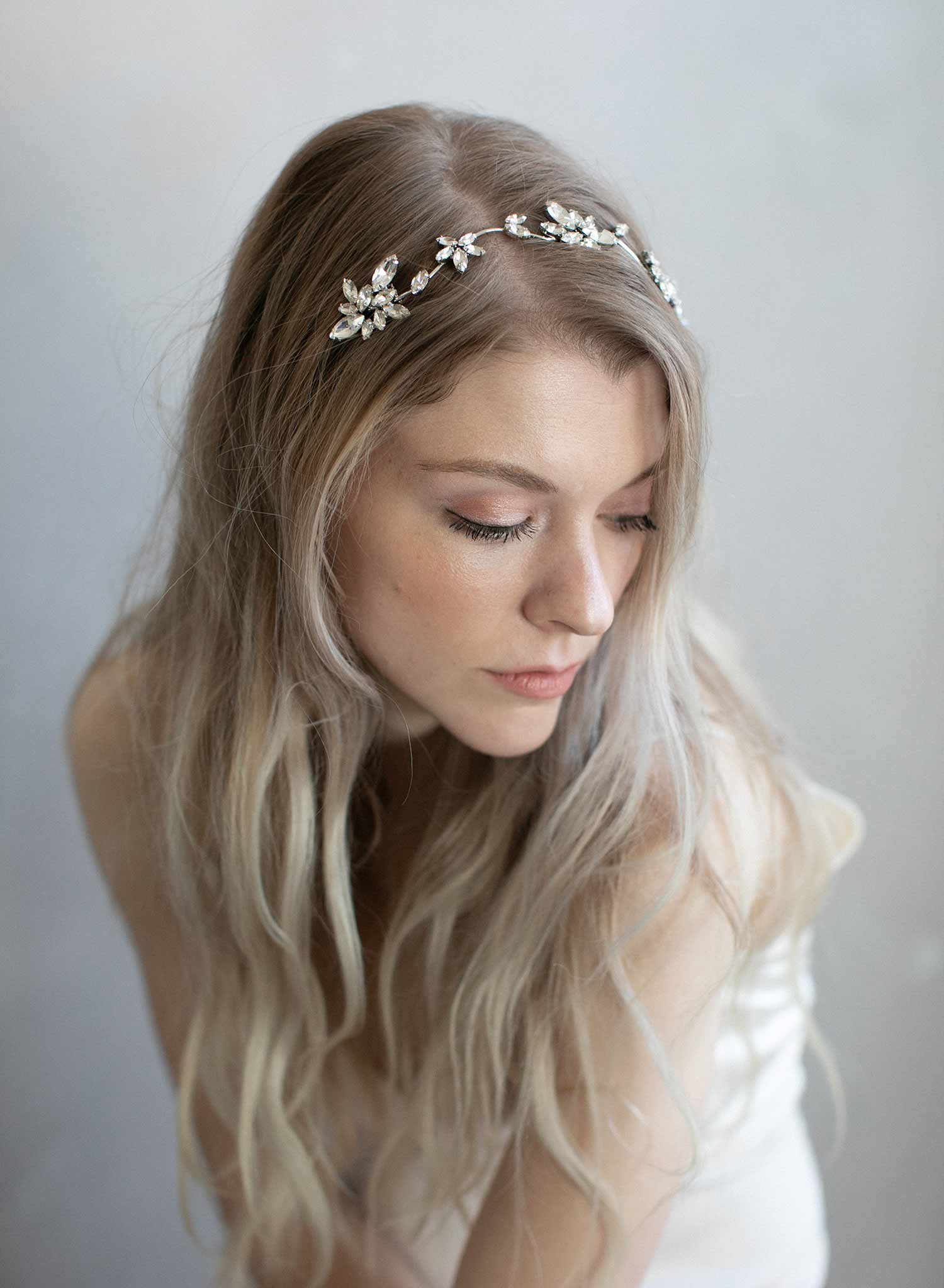 Outlet Art Deco Bridal Headpiece - Bridal Hair Piece - Bridal Headband - Wedding Hair Piece - Antique Crystal Headpiece - Rhinestone Headpiece