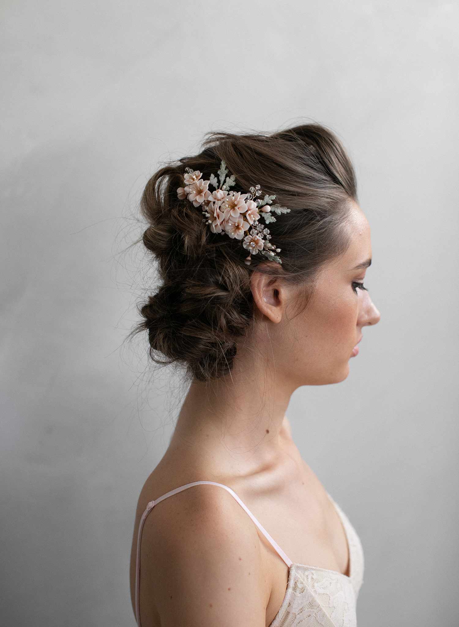 Bridal haircomb, outlet Bridal headpiece, Bridal hair accessories, haircomb, floral, flower haircomb,