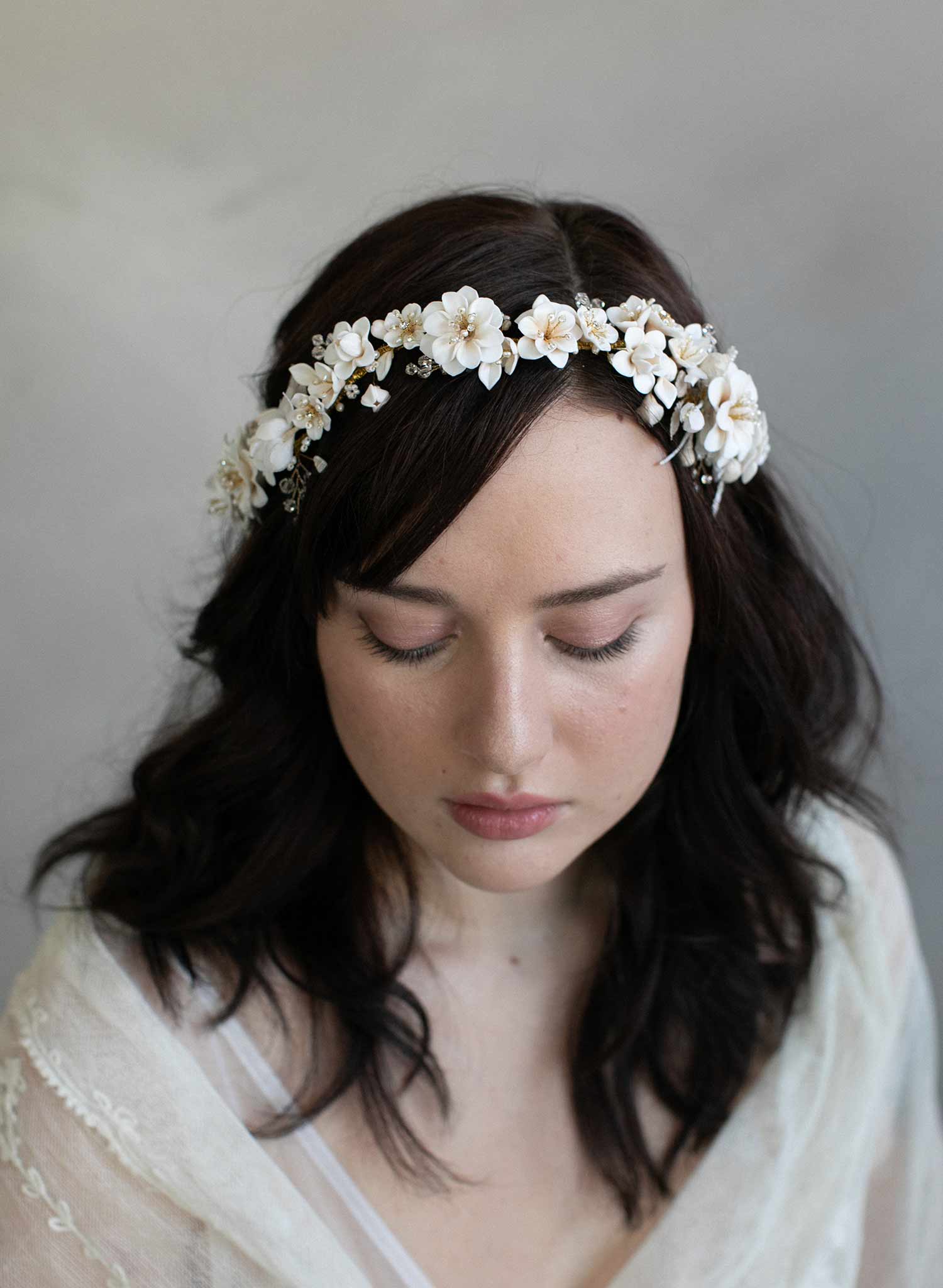 hair vine, bridal hair vine, hair accessory, floral bridal hair accessory, wedding headpiece, twigs and honey