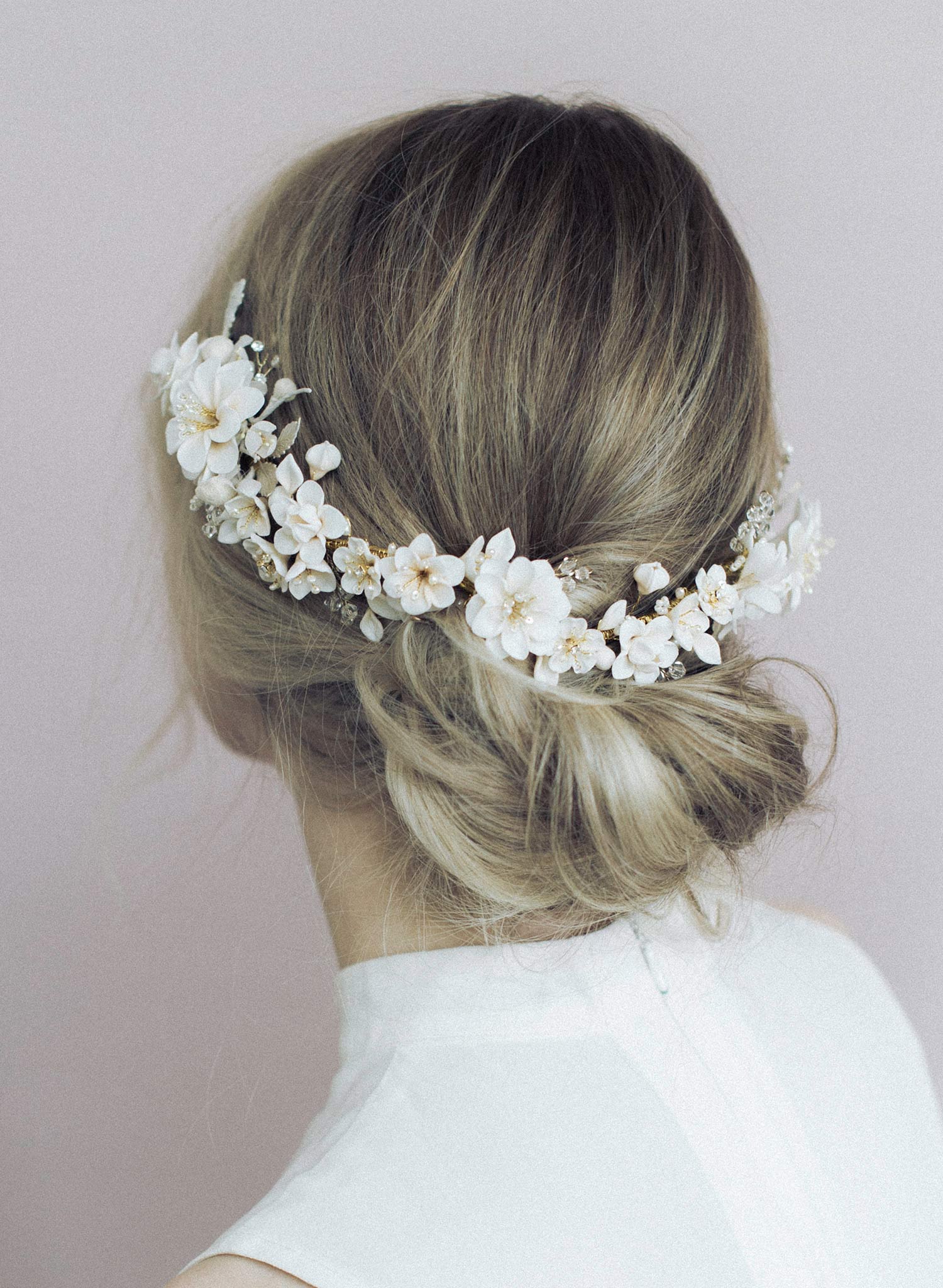 hair vine, bridal hair vine, hair accessory, floral bridal hair accessory, wedding headpiece, twigs and honey